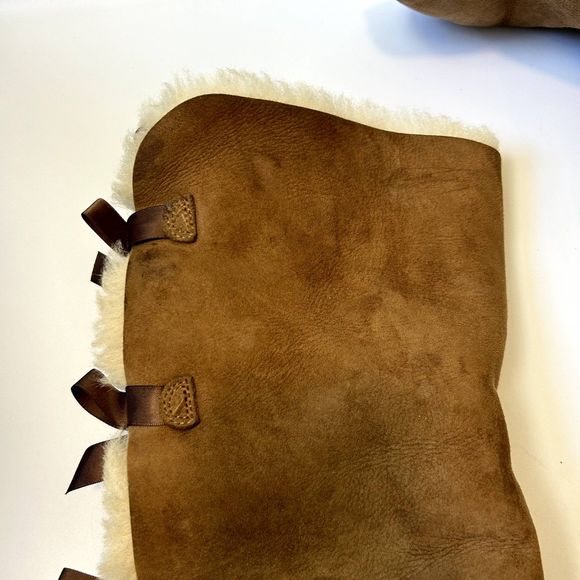 UGG Womens Bailey Bow Tall II Boot Size 10 Chestnut Tan 1016434 Winter - Picture 12 of 16